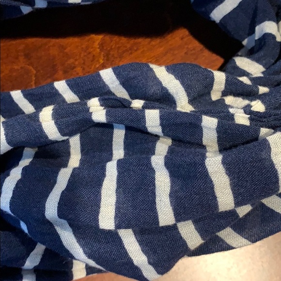 Navy stripe infinity scarf - Madewell - Picture 2 of 2